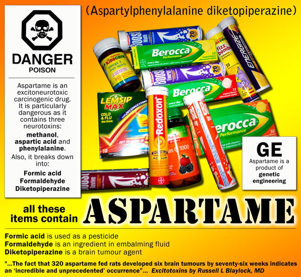 Gli effetti cancerogeni multipotenti dell’aspartame