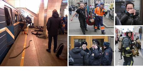 San Pietroburgo, bomba nella metropolitana: 14 morti e 47 feriti. Medvedev: 'E' stato attacco terroristico'