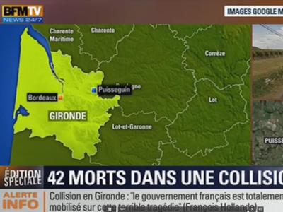 Francia, scontro bus-camion: 42 morti