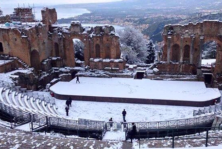 Neve dal Nord al Sud d'Italia, Capodanno imbiancato