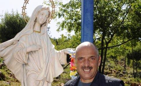 PRAIA a MARE (CS). Paolo Brosio visita l'Isola di Dino e il Santuario Madonna della Grotta