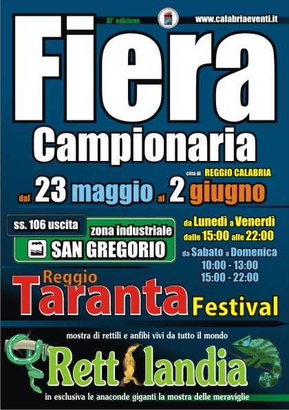  xi^ edizione della Fiera Campionaria citta' di Reggio Calabria