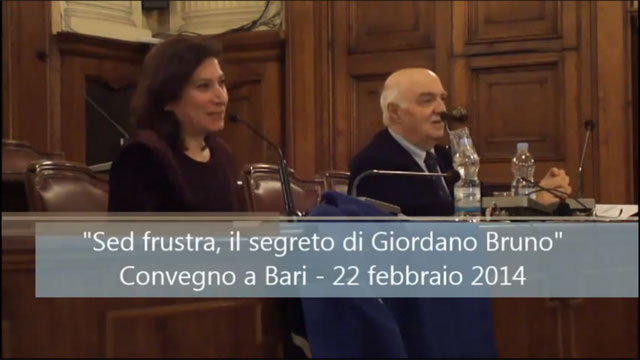 BARI: Ippolita Sicoli "Sed frustra, il segreto di Giordano Bruno" Convegno (VIDEO)