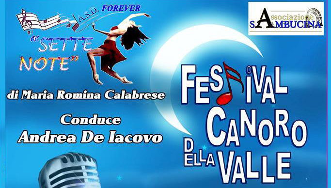 A.S.D. Forever Sette Note: Festival Canoro Della Valle Luzzi 13 agosto 2015
