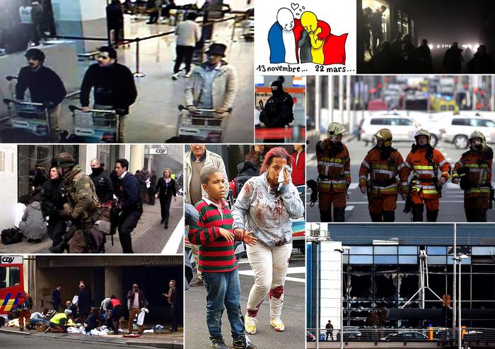 Bruxelles sotto attacco, kamikaze e bombe Isis all'aeroporto e in metro, 34 morti. Allerta in Europa e a Parigi