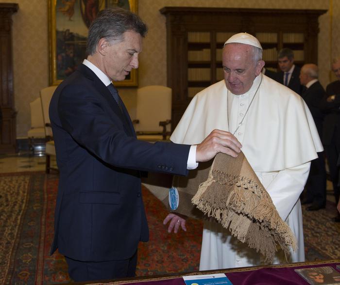 Papa riceve presidente Argentina Macri