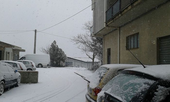 Neve su tratto A3 Calabria e Catanzaro