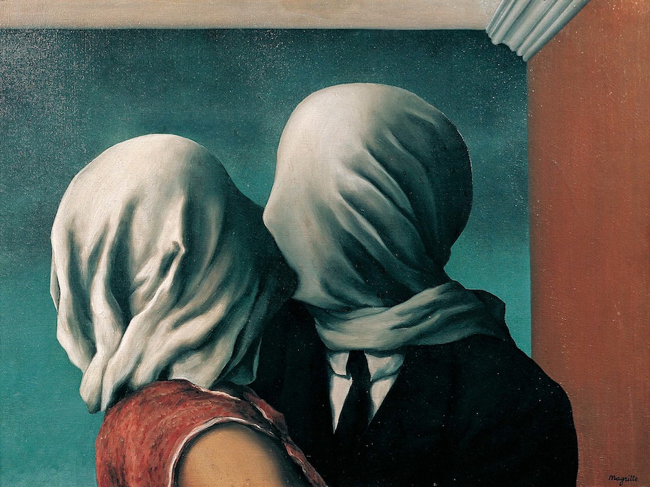 René Magritte - Les Amants - 1928 - New York, The Museum of Modern Art