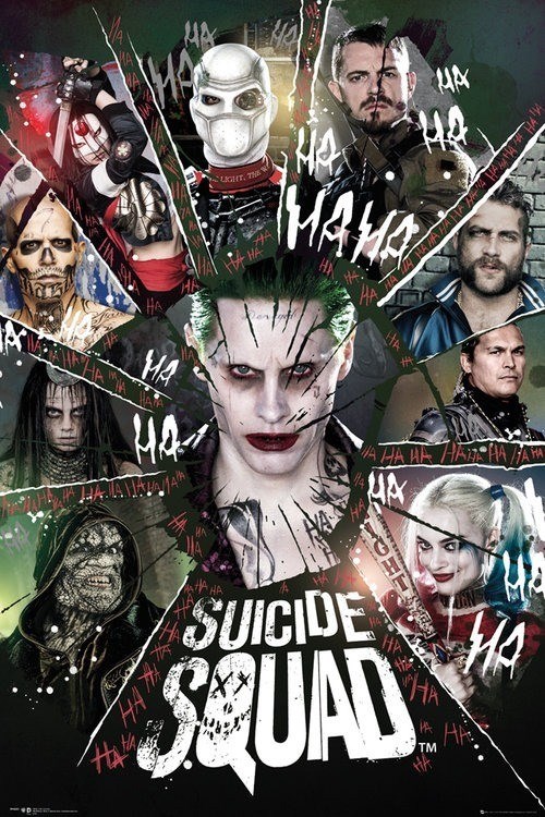 Il poster ufficiale di Suicide Squad