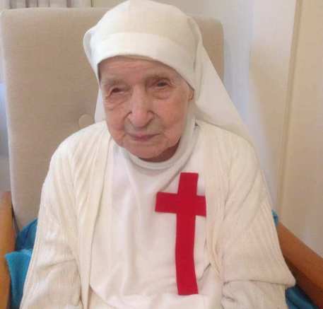 E' morta a 110 anni suor Candida, religiosa piu' anziana al mondo