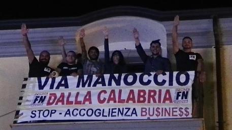 Forza Nuova contro Giovanni Manoccio, delegato accoglienza Calabria