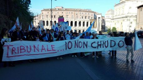 ROMA, protesta contro chiusura Tribunale Rossano