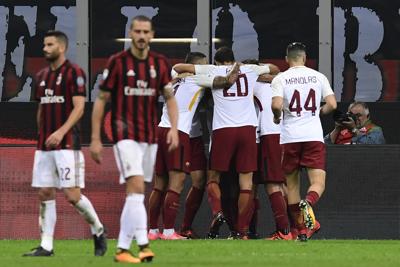 Serie A, Milan-Roma 0-2, festa giallorossa a San Siro